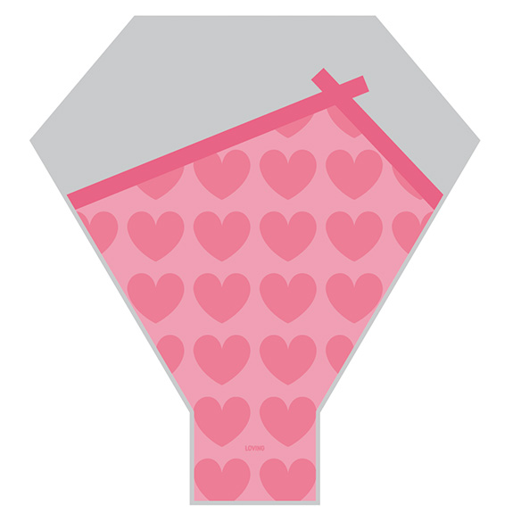 Hoes 50x45x12cm Avance Loving roze 1500/ds - 1450005 Hoes 50x45x12cm Avance Loving roze 1500/ds - 1450005
