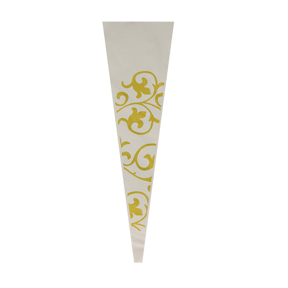 Hoes 45x13,5x3cm Single Rose goud/wit 500/ds - 1466770 Hoes 45x13,5x3cm Single Rose goud/wit 500/ds - 1466770