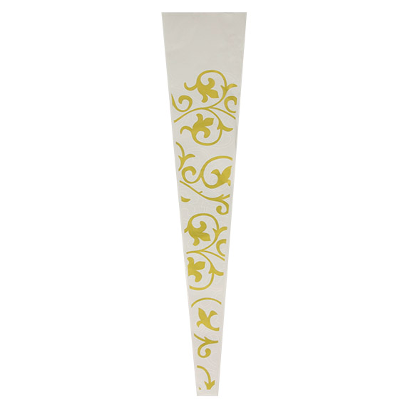 Hoes 65x13,5x3cm Single Rose goud/wit 500/ds - 1466772 Hoes 65x13,5x3cm Single Rose goud/wit 500/ds - 1466772