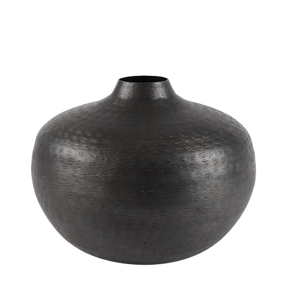 Vaas Nadu D.30/H.23,5cm grijs 2/ds - 2066913 Vaas Nadu D.30/H.23,5cm grijs 2/ds - 2066913