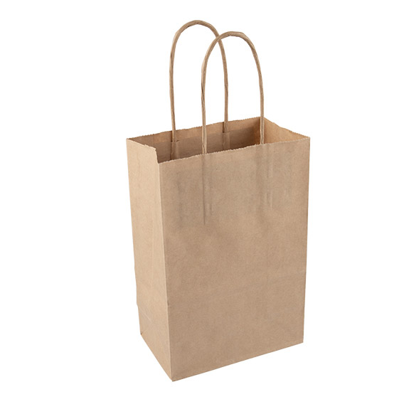 Papieren tas 21x14x8cm naturel 50/pak FSC Mix Credit (250/ds) - 6410403 Papieren tas 21x14x8cm naturel 50/pak FSC Mix Credit (250/ds) - 6410403