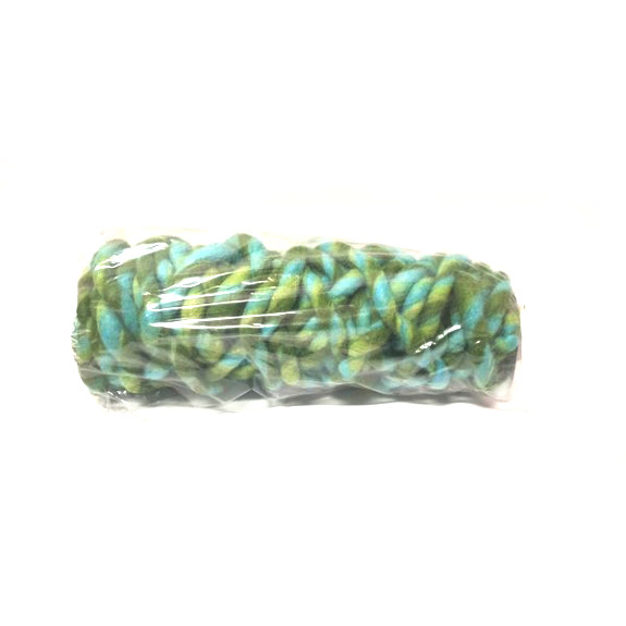 Wolkordel tricolor 13mmx15mtr groen-blauw - 81233758 Wolkordel tricolor 13mmx15mtr groen-blauw - 81233758