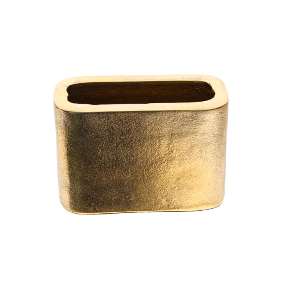 Planter oval D.15/D.10xH.10cm gold - 81272022 Planter oval D.15/D.10xH.10cm gold - 81272022