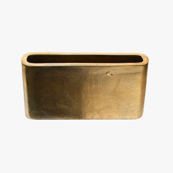 Planter oval D.30/D.10xH.15cm gold - 81272025 Planter oval D.30/D.10xH.15cm gold - 81272025