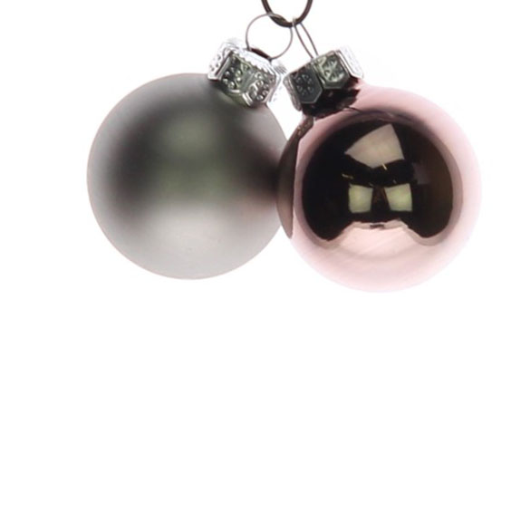 Kerstbal 57 mm titan grey combi 30st - 81274221 Kerstbal 57 mm titan grey combi 30st - 81274221
