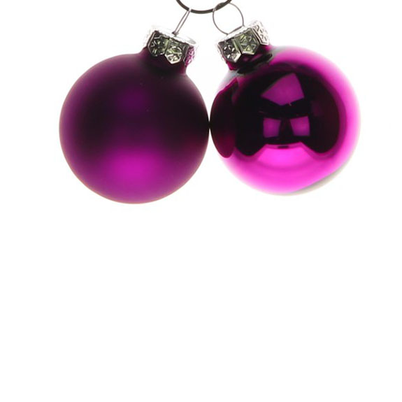 Kerstbal 40mm deep purple combi 36/set - 81274244 Kerstbal 40mm deep purple combi 36/set - 81274244