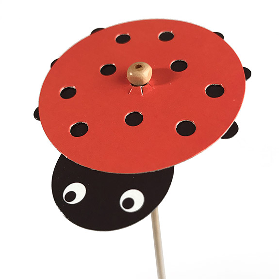 Pick 50cm Ladybird 7,5cm duo orange 12/set (240/box) - 8200002 Pick 50cm Ladybird 7,5cm duo orange 12/set (240/box) - 8200002