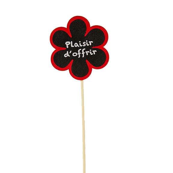 Pick 50cm flower 7,5cm Plaisir d Pick 50cm flower 7,5cm Plaisir d