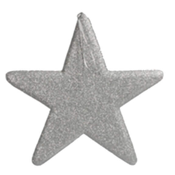 Glitter ster 40x40 cm zilver - 9802312 Glitter ster 40x40 cm zilver - 9802312